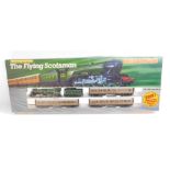 A Hornby OO gauge The Flying Scotsman train set, including 4-6-2 The Flying Scotsman 4472, LNER teak