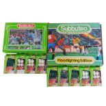 A group of Subbuteo, comprising the Subbuteo boxed game, table soccer floodlight edition, 727 Newcas