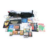 An Atari 2600 Video Computer System, WHS Smiths Computer Programme Data Recorder, joysticks, Wii gam