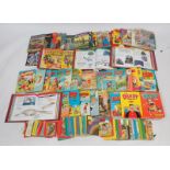 Ladybird books and annuals, including Beano, Rupert Annuals, Amazing Dinosaurs Discovery folder, rai