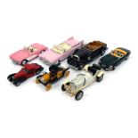 Franklin Mint, Maisto and other diecast cars, including 1932 Maybach DF8 Zepplin, 1936 Bugatti type