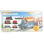 A Hornby OO gauge Midland Belle train set, including 0-4-0 LMS locomotive 16031, rolling stock and t