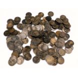 Victorian copper bun pennies, various dates, worn. (a quantity)