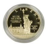 A United States silver proof Liberty dollar 1986.