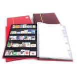 Philately. British, European and world stamps, definitives and commemoratives, mint and used, in fou
