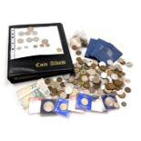 English circulated and commemorative coinage, including farthings and pennies, Silver Jubilee commem