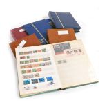 Philately. Commonwealth and world stamps, definitives and commemoratives, mint and used, in seven al