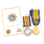 A World War I medal duo, comprising Great War and Victory Medals, named to 203894 Pte E.R Bagworth,