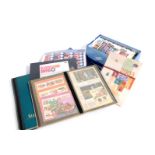 Philately. Caribbean Island commemoratives, mint and used, two stock books of GB definitives and com