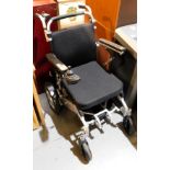 A battery powered wheelchair. Lots 1601 to 1659 are available to view and collect at our additional