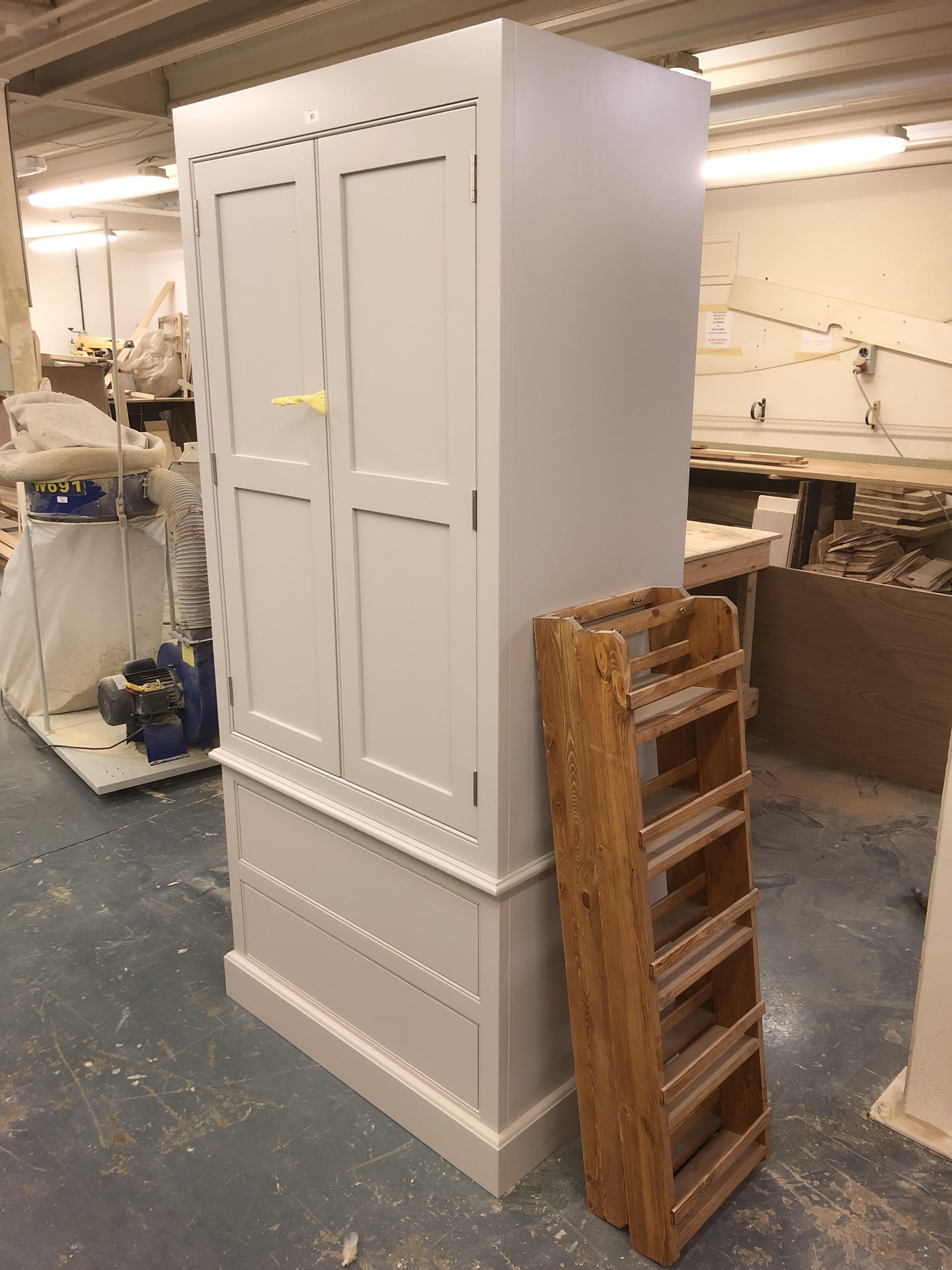 A larder cupboard and spice racks for the interior. Note: VAT is payable on the hammer price of thi