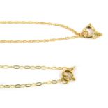 Two 9ct gold fine link neck chains, 0.8g.