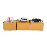 Two Jemini Model Reproductions diecast cars, comprising a JVK002 BMC Mini Clubman saloon, and a Morr
