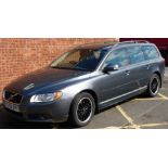 A Volvo V70 estate 2.4D SE, registration CU58 BYY, diesel, grey, recorded mileage 131000, MOT until