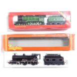 Hornby OO gauge locomotives, including R175 compound class 4P in BR Black and R150 class B12 4-6-0 l