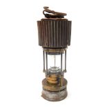A Patterson Type HCP miner's lamp, 29cm high.