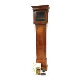 G Jackson of Colesworth. A 19thC oak cased long case clock, the square enamel dial bearing Roman num