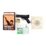 A Webley air pistol, .22 calibre, The Premier, boxed.