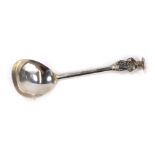 A Victorian silver Apostle spoon, the apostle top on a reeded stem, Sheffield 1924, 1.03oz. (AF)