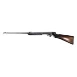 A BSA Dual Action air rifle, with steel stock, No 2559, engraved handle, 105cm long.