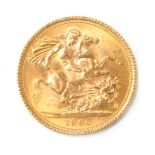 An Elizabeth II gold full sovereign, dated 1966, 8g.