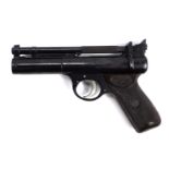 A Webley Senior .77 calibre air pistol.