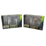 Two Kenner Star Wars Power of the Force collectors set, comprising Death Star Escape and Mynock Hunt