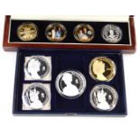 Various commemorative proof coins, to include five coins from the Queen's Diamond Jubilee range, etc