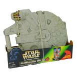 A Kenner Star Wars Power of the Force Millennium Falcon, boxed.