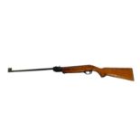 A 20thC USSR air rifle, N38276, with wooden stock, 24cm wide.