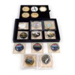 Various aviation related proof coins, to include Red Arrows, various coins from the British Military