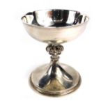 A silver 900th Anniversary Lincoln Cathedral goblet, limited edition No 1477, Birmingham 1571, boxed