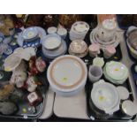 Part tea and dinner wares, to include Doulton, Royal Stafford, etc. (3 trays and loose)