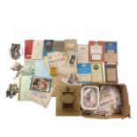 A quantity of stamps, coins, maps, etc.