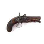 A 19thC Forsyth & Co small pistol with faceted barrel, engraved Forsyth & Co London, the mechanism s