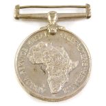 A reproduction Africa service medal.