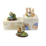 A Peter Rabbit and Friends figurine, Flopsy Mopsy and Cottontail, with box, a Border Fine Arts World