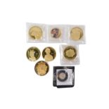A group of Windsor mint Queen portrait collectors coins, comprising The Coronation, Her Majesty's 60