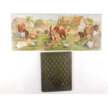 Three Raphael Tuck and Sons jigsaws, printed with farm animals, Friends at the Farm, Meadow Sweet Fa