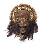 A Guere Anyi water diviners African tribal mask, 53cm long.