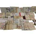 Pre-stamp.- Stamps.- QV-QEII.- a large collection of GB. and Commonwealth and world, contained in c.