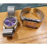 A Reflex gent's wristwatch, and a lady's wristwatch. (2)