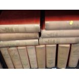 Various bound copies of Punch, comprising 1863-65, 1883-85, 1865-67, 1851-53, 1841-43, 1861-63, 1869