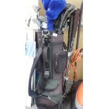 A Regal golf bag and contents of clubs, to include McGregor and others.