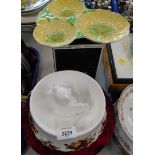 A Royal Albert bowl and Carltonware sunflower dish. (2)
