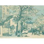 •Rupert Shepard (1909-1992). Spring in Kensington, artist signed, titled, limited edition lithograph