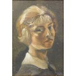 •Hewitt Henry Rayner (1902-1957). Teresa, oil on canvas, 17cm x 11.5cm.