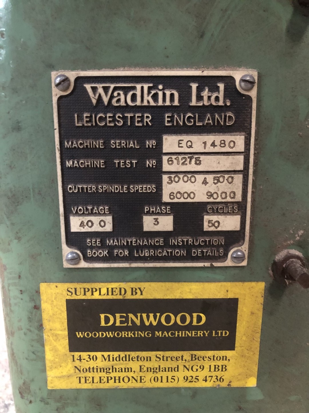 A Wadkin spindle moulder. - Image 2 of 2