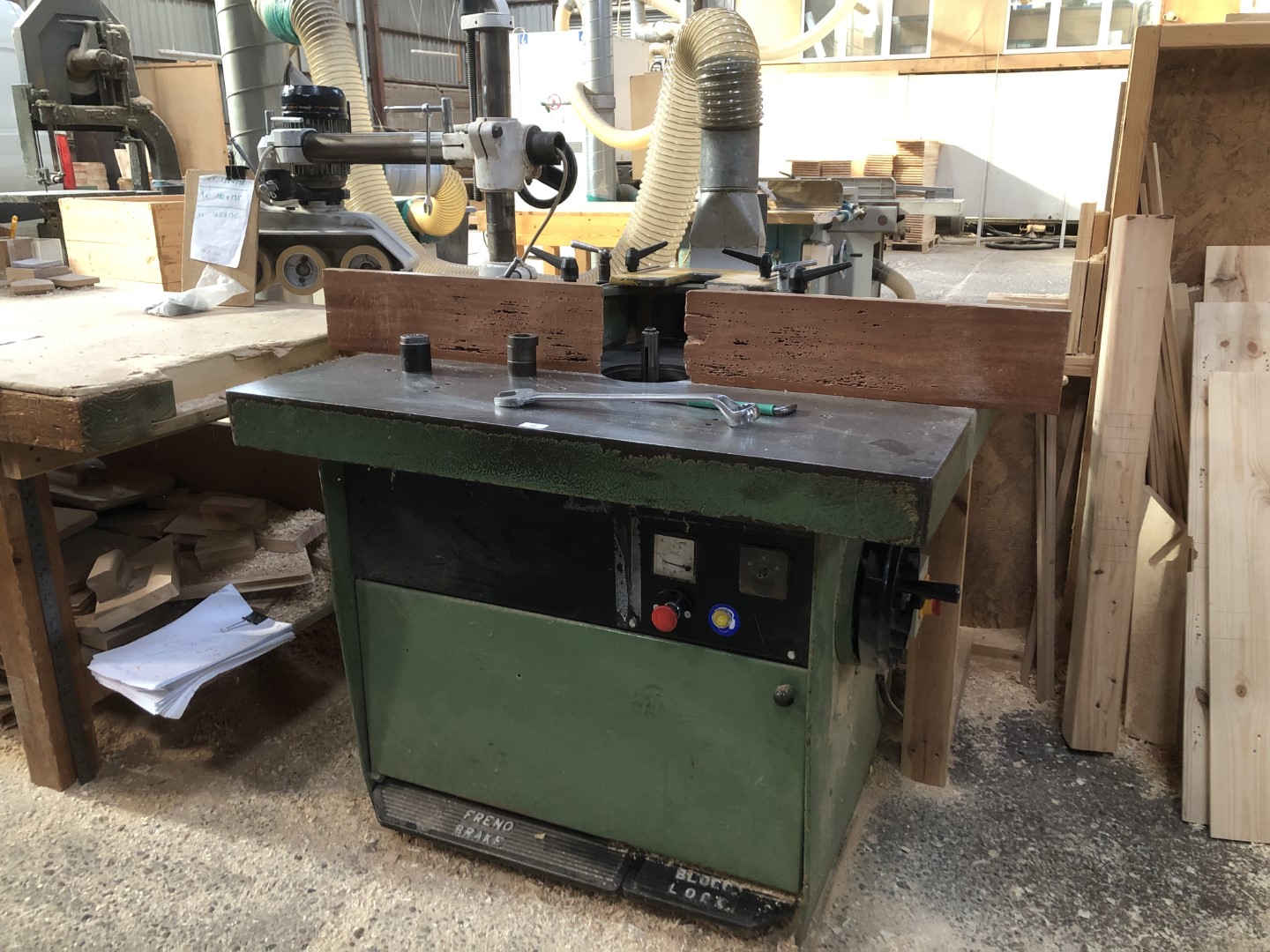 An SCM spindle moulder.