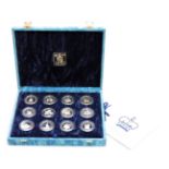 A Royal Mint 70th Birthday of Her Majesty The Queen silver proof collection, boxed with booklet and